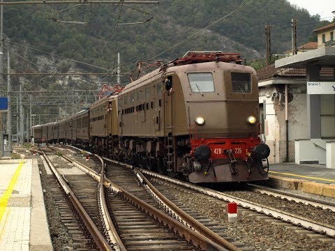 TRENO STORICO da GENOVA BRIGNOLE ad ARQUATA SCRIVIA E viceversa...ANDATA e RITORNO a RONCO SCRIVIA !