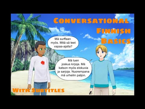 Learn Finnish With Comics – Tropical Island (Conversational Basics)