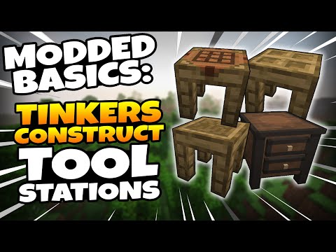 Superturtle - Modded Minecraft Basics - Tinkers Construct Tool Stations