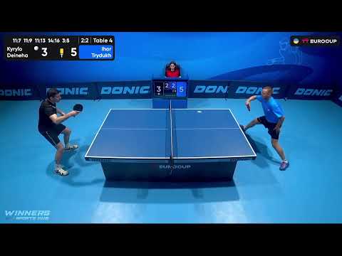 11:10 Kyrylo Deineha - Ihor Trydukh 30.07.2023 TT Euro.Cup Ukraine Professional. TABLE 4