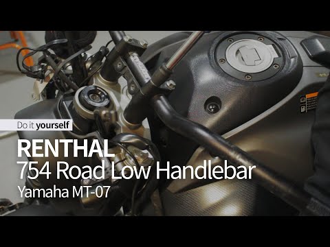 Yamaha MT07/FZ07 핸들바 교체 / Renthal 754 Road Low Handle bar