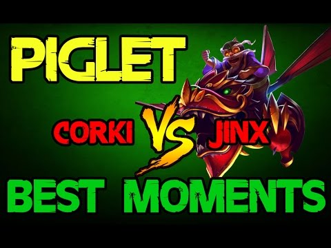 Liquid Piglet as Corki vs Hi Im Gosu Jinx | BEST MOMENTS