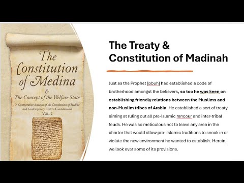 41 -Seerah of Prophet Muhammed(pbuh)- -The Treaty & Constitution of Madina