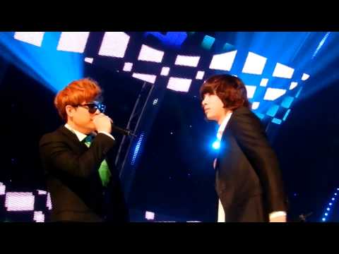 [Fancam] 110818 M!Countdown Super Junior during encore