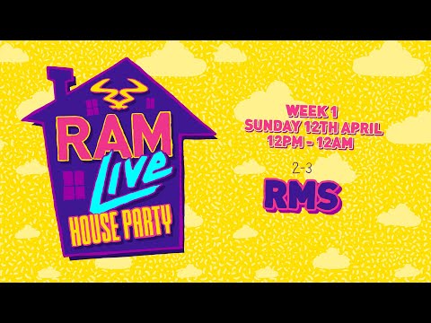 RAMLive House Party 12/04/20 - 2pm-3pm - RMS