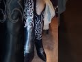 Ebony Mistress toe tapping cowgirl boots