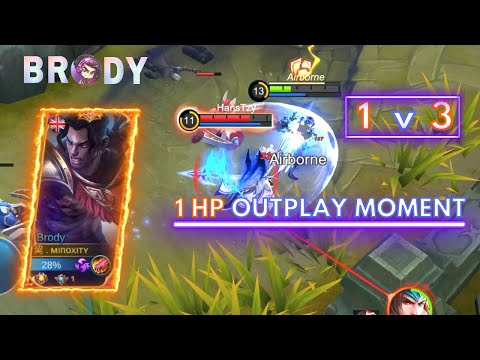 GANKED BY 3 HEROES & 1 HP UNDEAD OUTPLAY 👺| BRODY GAMEPLAY 2021 | BRODY TIPS AND TRICKS | MLBB