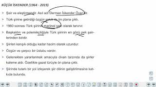 Eğitim Vadisi AYT Edebiyat 16.Föy Şiir 2 Konu Anlatım Videoları