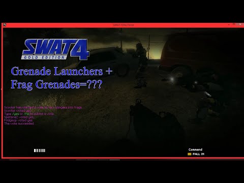 SWAT 4 - FR - Grenade Launchers for Room Clearing (Funny Moments)