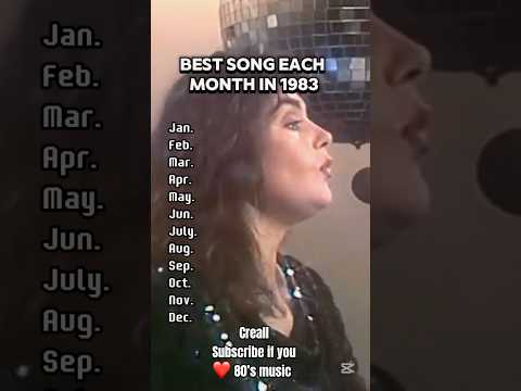 1983 Best Songs Each Month #80smusic #nostalgia #music #viralmusic