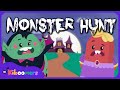 Going On A Monster Hunt THE KIBOOMERS Halloween Song For Preschoolers