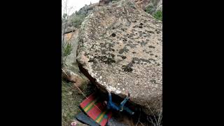 Video thumbnail of La bolera, 7b. Albarracín