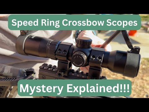 How to Sight in a Speed Ring / Variable Speed Crossbow Scope (Beginner Step by Step Guide)