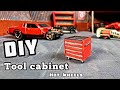 DIY 1 64 Tool Drawers Cabinet Hot Wheels Garage Accessories