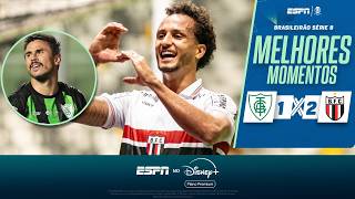 NA ARENA MRV, BOTAFOGO VIRA CONTRA O AMÉRICA-MG PARA CONTINUAR LÍDER DA SÉRIE B | MELHORES MOMENTOS