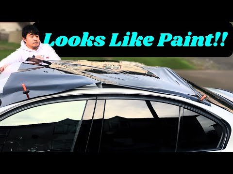 Wrapping Your Roof Outdoors | 3m Deep Black 2080 HG