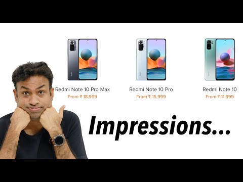 New Redmi Note 10 Smartphones My Thoughts