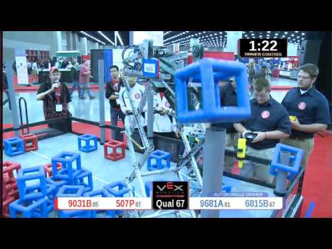 2015 VRC Engr Q67 - 9031B 507P vs 9681A 6815B - 34 to 53 - VEX Worlds 2015 - Engineering Division
