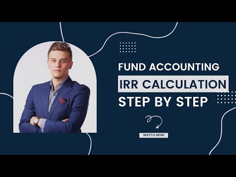 Fund Accounting | Private Equity | IRR Calculation in Excel | Step by Step | Detailed Video
