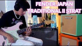 Video thumbnail for 2020 Fender Made in Japan Traditional ii Stratocaster, a nostalgia machine. by Audiomo Music
