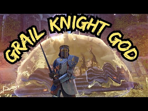 The CLUTCHEST Grail Knight in the Chaos Wastes