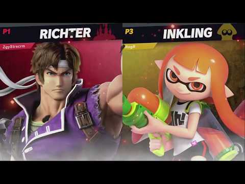 ZiggyStarscream (Richter) vs RogR (Inkling) - Winners Round 2 - Harvest Smash 3