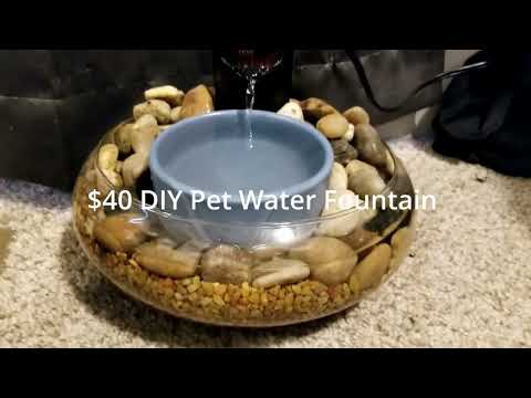 $40 DIY Cat Water Fountain | 3 min tutorial!