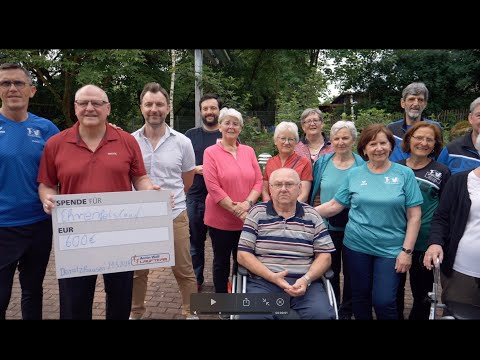 Ehrenfelslauf Scheckübergabe in Beratzhausen