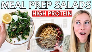 *Easy* High Protein Meal Prep Salads That Last ALL Week!!