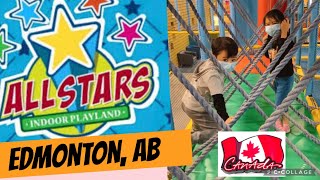 ALLSTARS INDOOR PLAYLAND Edmonton Experience! Happy 7th Birthday Yannie!