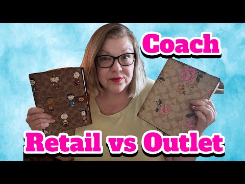 Coach Notebook Covers Retail vs Outlet —. One BIG Little Difference!