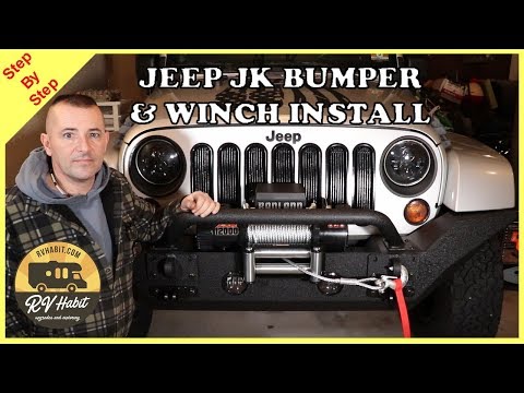 Jeep Rugged Ridge Spartan Bumper and Badland ZXR Winch Install and Review