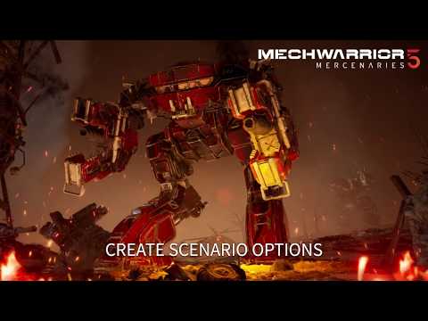 MW5 Mercs Instant Action Create Scenario Options