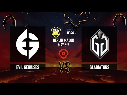 Dota2 - Evil Geniuses vs Gladiators - Game 1 - ESL One Berlin 2023 - Group A