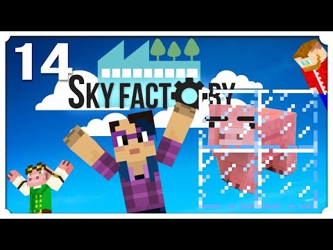 GLASS PIG OF EMOTION - Minecraft: Sky Factory #14 [Sky Factory 4 modpack]