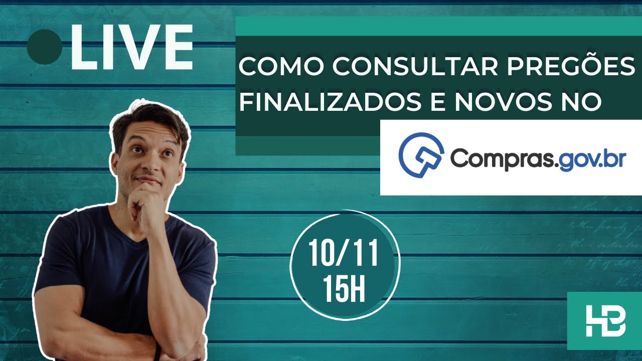 COMO CONSULTAR PREGÕES FINALIZADOS E NOVOS NO COMPRAS.GOV (COMPRASNET) | Live #126