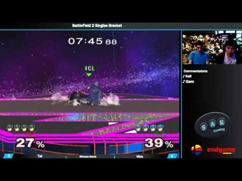 BF 2 Melee:  Tai (Marth) vs Vitro (Marth) Winners Semis
