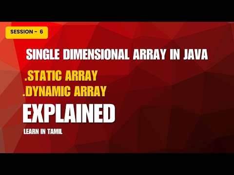 Session 6 Single Dimensional Array In Java Qa Mastery