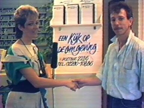 1987 Nieuwsflits april - Hoorn: Videotheek 'Broadway' - Videobanden 'HOORN en de REGIO'