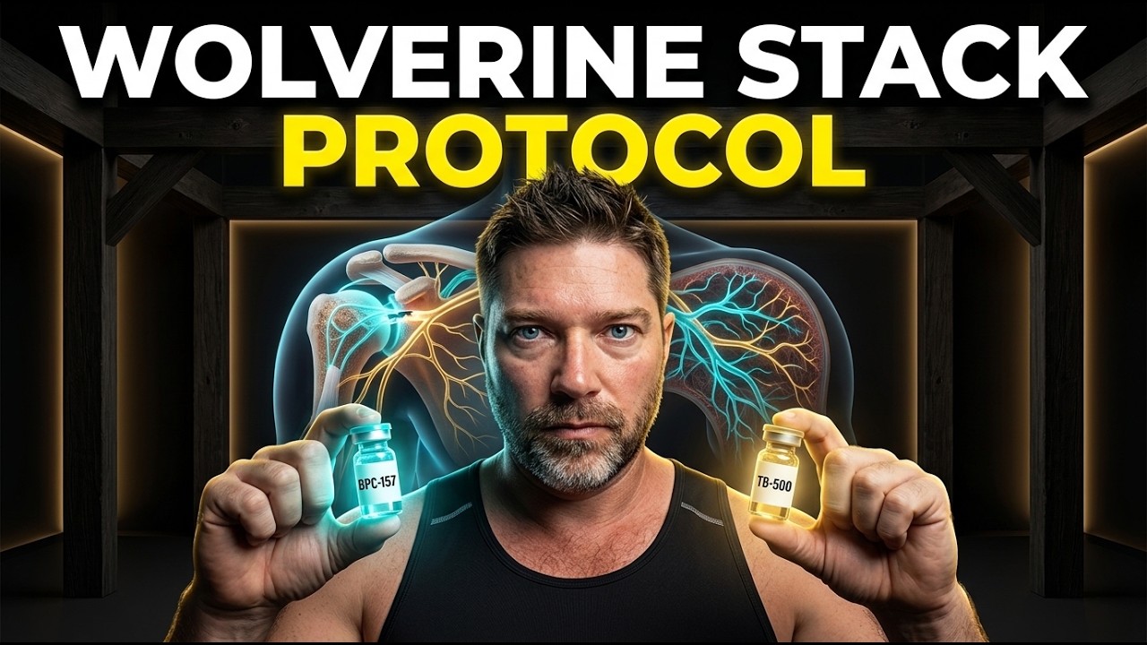 Watch: Day 17: BPC-157 & TB-500 Wolverine Stack — The Tendon Repair Protocol at 232 LBS