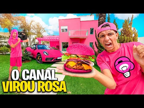 TROQUEI A COR DO MEU CANAL PARA ROSA *Pra sempre ?