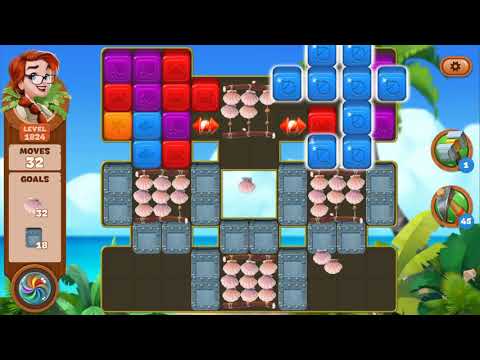 Lost Island Blast Adventure Level 1824 NO BOOSTERS - A S GAMING ✔️