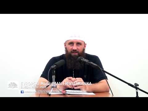 Prof. Elvedin Pezić - Evropski musliman i muslimanka (ŠALJIVO)