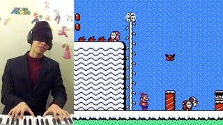 "O Little Town of Bethlehem"/"Super Mario's Lullaby No. 2" Played Blindfolded!