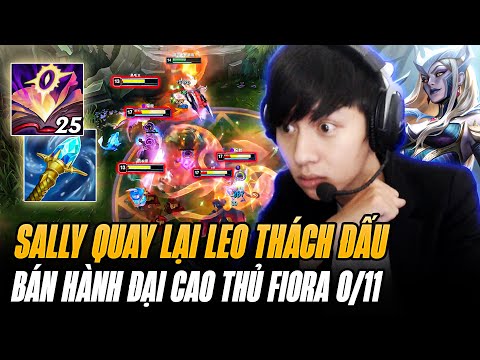 Sally Returns To The Super Mid-Level Server Challenge With Cassiopeia, The Grandmaster Fiora