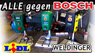 WO gibt's die beste Tischbohrmaschine für kleines Geld?