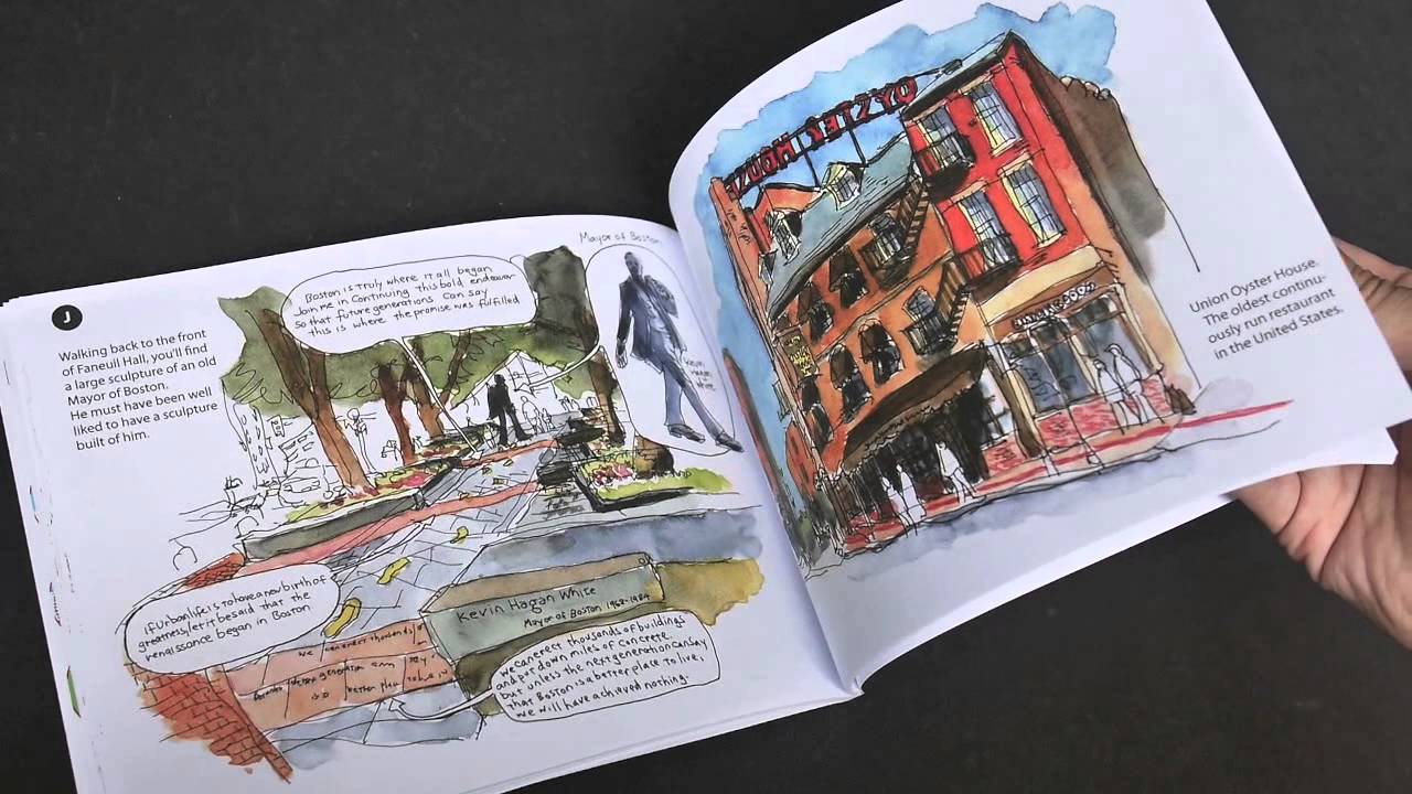 Urban Sketching The Freedom Trail: Walking and Sketching Boston's Famous Trail