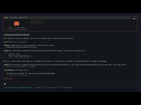 MyVibe video preview