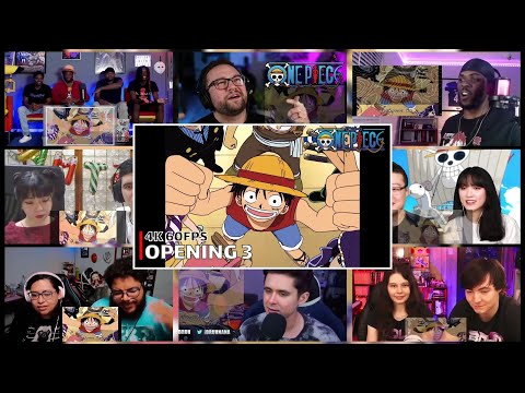 One Piece Opening 3 | Reaction Mashup [Hikari E] (Op 3 ワンピース)