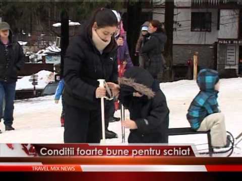Conditii foarte bune pentru schiat